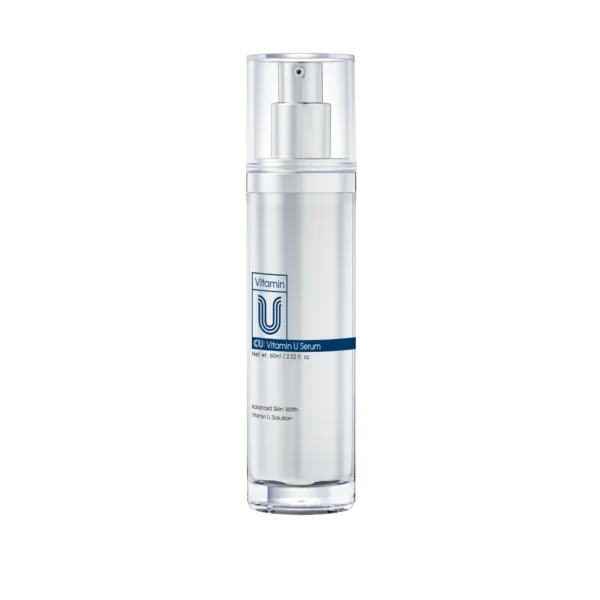 CUSKIN šviesinantis ir raukšles mažinantis veido serumas su vitaminu U, visiems odos tipams, 60 ml