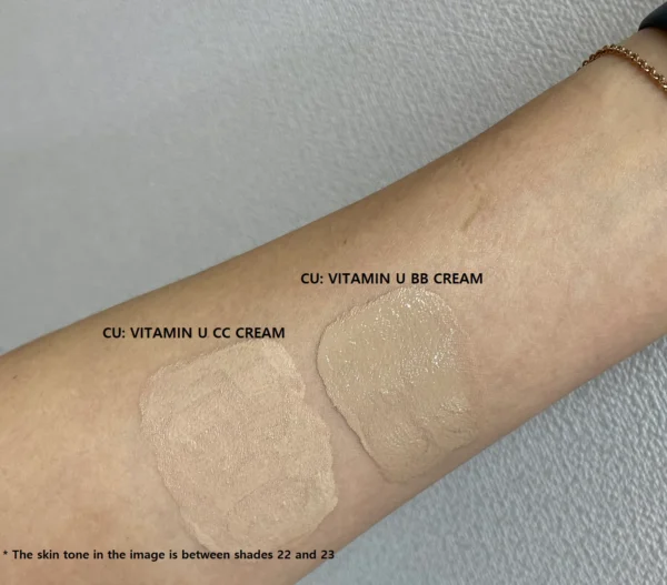 CUSKIN trigubo poveikio BB kremas su vitaminu U ir peptidais SPF28 PA++, 45 ml. - Image 3