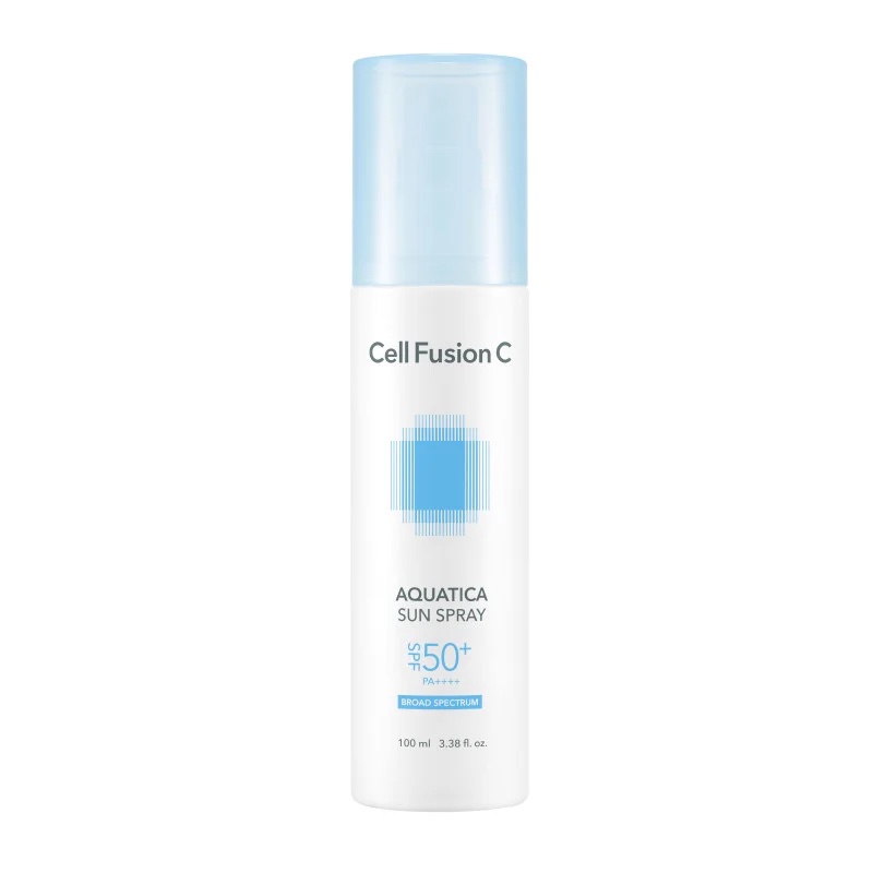 Cell Fusion C “Aquatica Sun Spray SPF50+ PA++++” drėkinanti purškiama apsauga nuo saulės, 100 ml