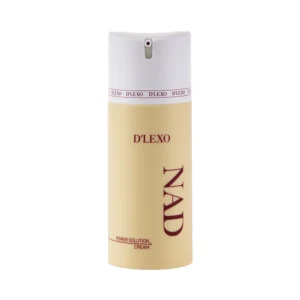 DERMALINE D’LEXO NAD Power Solution Cream energizuojantis, skaistinantis veido kremas su NAD, niacinamidu, pažangiu peptidų kompleksu ir resveratroliu, 100 ml